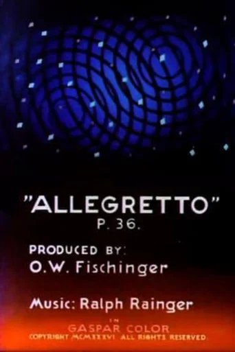 Movie poster for Allegretto (1936)