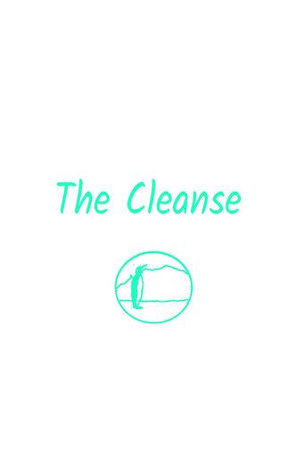 Movie poster for The Cleanse. (2020)