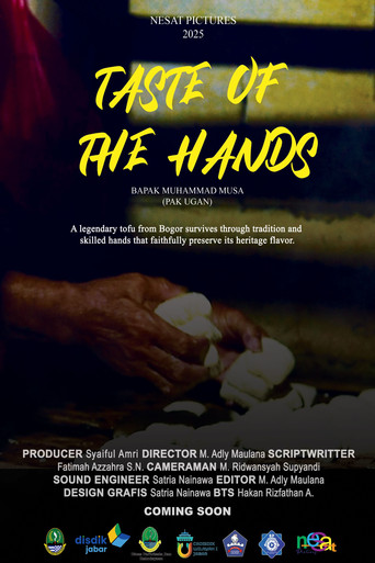 Movie poster for TASTE OF THE HANDS (2025)