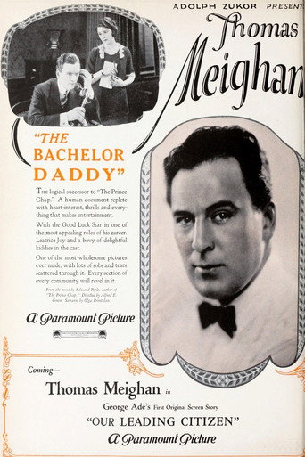 Movie poster for The Bachelor Daddy (1922)