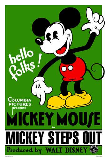 Mickey Steps Out poster