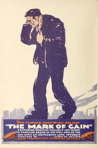 Movie poster for The Mark of Cain (1916)