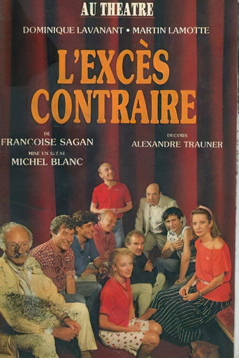 L'Excès contraire poster