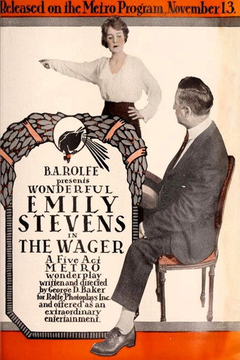 Movie poster for The Wager (1916)