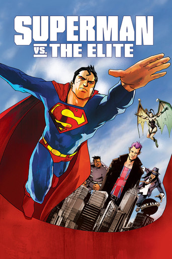 Movie poster for Superman vs. The Elite (2012)