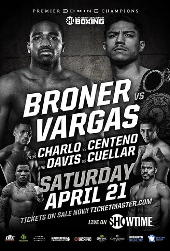 Movie poster for Adrien Broner vs. Jessie Vargas (2018)