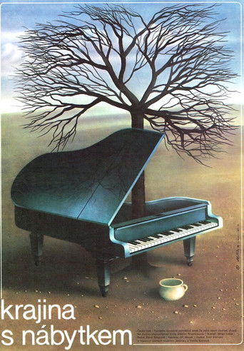 Landscape with Furniture poster