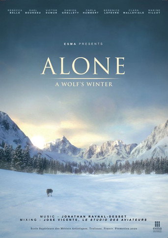 Movie poster for Alone: a Wolf's Winter (2021)