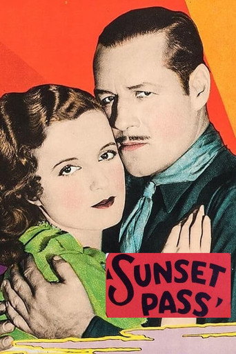 Movie poster for Sunset Pass (1929)