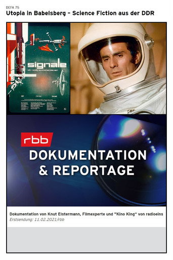 Movie poster for Utopia in Babelsberg - Science Fiction aus der DDR (2021)