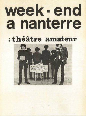 Movie poster for Week-end à Nanterre (1977)