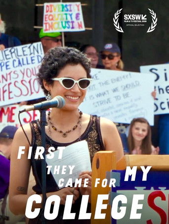 First They Came for My College poster