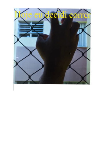 Movie poster for Hoje eu decidi correr (2022)