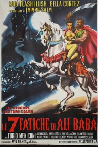 Movie poster for The Seven Tasks of Ali Baba (1962)
