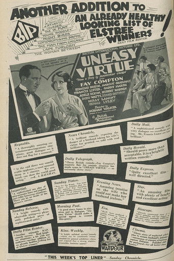 Uneasy Virtue poster