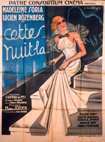 Movie poster for Cette nuit-là (1933)