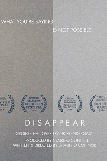 Movie poster for Disappear (2016)