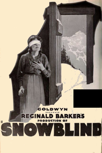 Movie poster for Snowblind (1921)