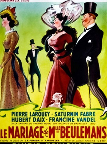 Movie poster for The Marriage of Mademoiselle Beulemans (1950)