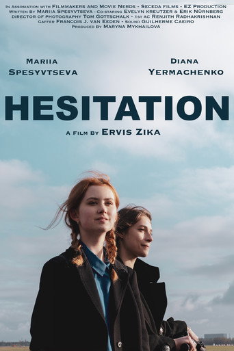 Movie poster for HESITATION (2025)