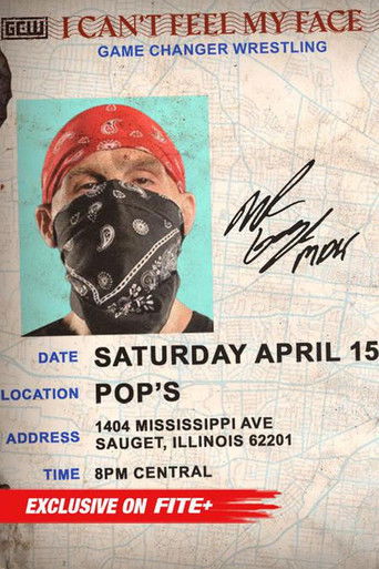 GCW I Can't Feel My Face 2023 poster