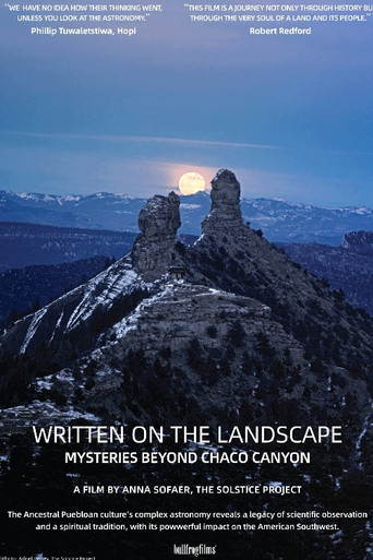 Movie poster for Written on the Landscape: Mysteries Beyond Chaco Canyon (2024)