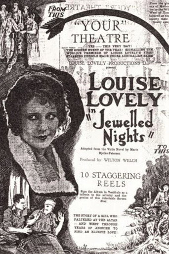 Movie poster for Jewelled Nights (1925)
