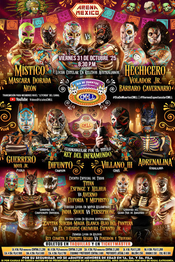 CMLL Dia De Muertos Viernes Espectacular poster