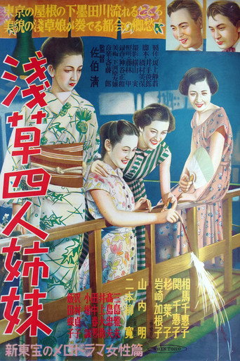 Movie poster for Four Asakusa Sisters (1952)