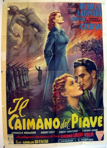 Movie poster for Il caimano del Piave (1951)