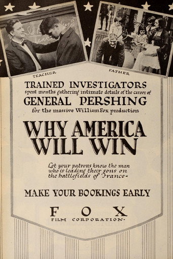 Movie poster for Why America Will Win (1918)