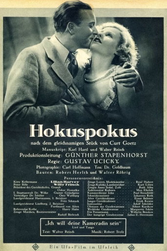 Movie poster for Hokuspokus (1930)