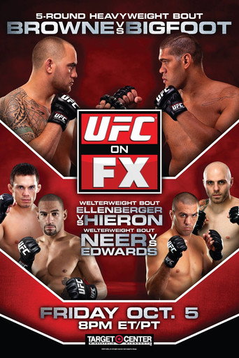 Movie poster for UFC on FX 5: Browne vs. Bigfoot (2012)
