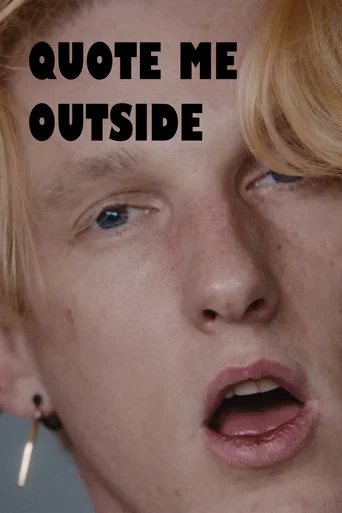 Movie poster for Quote Me Outside (2023)
