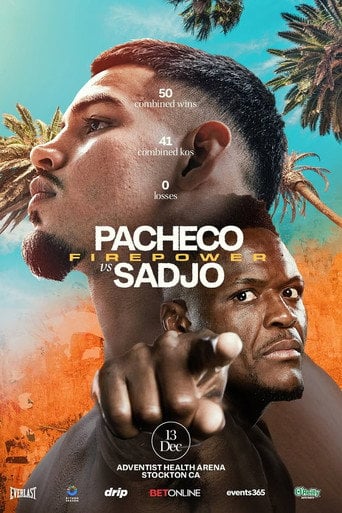 Movie poster for Diego Pacheco vs. Kevin Lele Sadjo (2025)