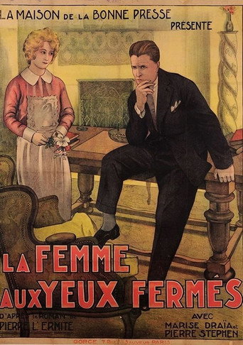 Movie poster for The Woman with Closed Eyes (1926)