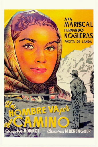 Un hombre va por el camino poster