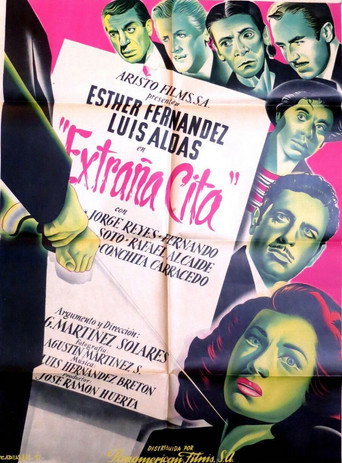 Movie poster for Extraña cita (1947)