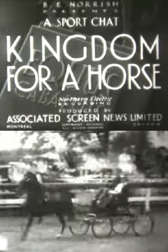 Movie poster for Kingdom for a Horse (1935)