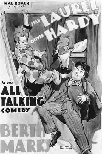 Movie poster for Berth Marks (1929)