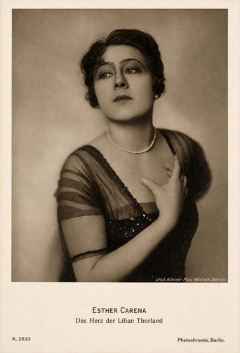 Movie poster for Das Herz der Lilian Thorland (1924)