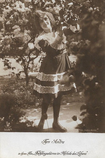 Movie poster for Frühlingsstürme im Herbste des Lebens (1918)