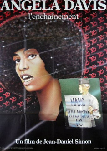 Movie poster for Angela Davis, l'enchaînement (1977)