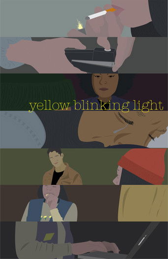 Yellow Blinking Light poster