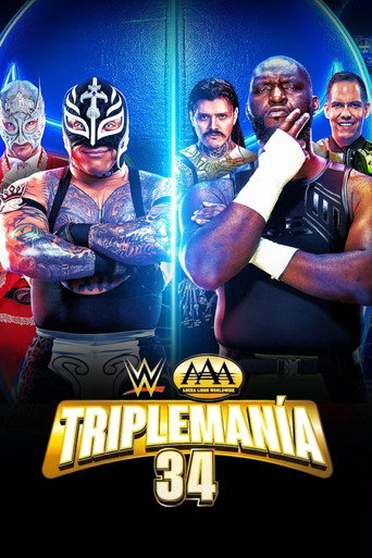 Movie poster for AAA Triplemanía 34 - Friday (2026)