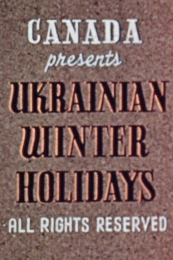 Movie poster for Ukrainian Winter Holidays (1942)