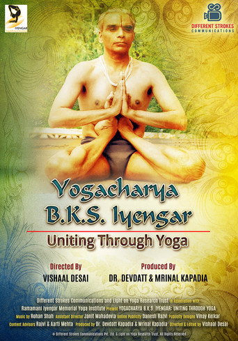 Movie poster for B.K.S. Iyengar: Uniting Through Yoga (2018)