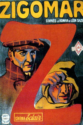 Movie poster for Zigomar the Eelskin (1911)