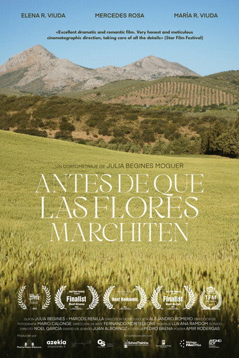 Movie poster for Antes de que las flores marchiten (2023)