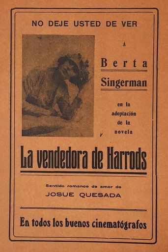 Movie poster for La vendedora de Harrod's (1921)